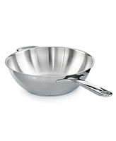 BergHOFF DiNA Helix Recycled 18/10 Stainless Steel 12" Wok 5.6qt.