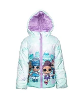 L.o.l. Surprise! Girls Miss Snow Figure 8 Prezzie Zip Up Puffer Jacket to