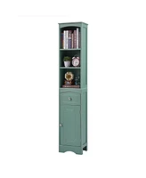 Slickblue Tall Bathroom Cabinet Slim and Space-Saving Storage Solution