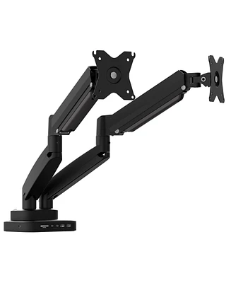 j5create Ergonomic Dual-Monitor Mount with Docking Station, JTSA302