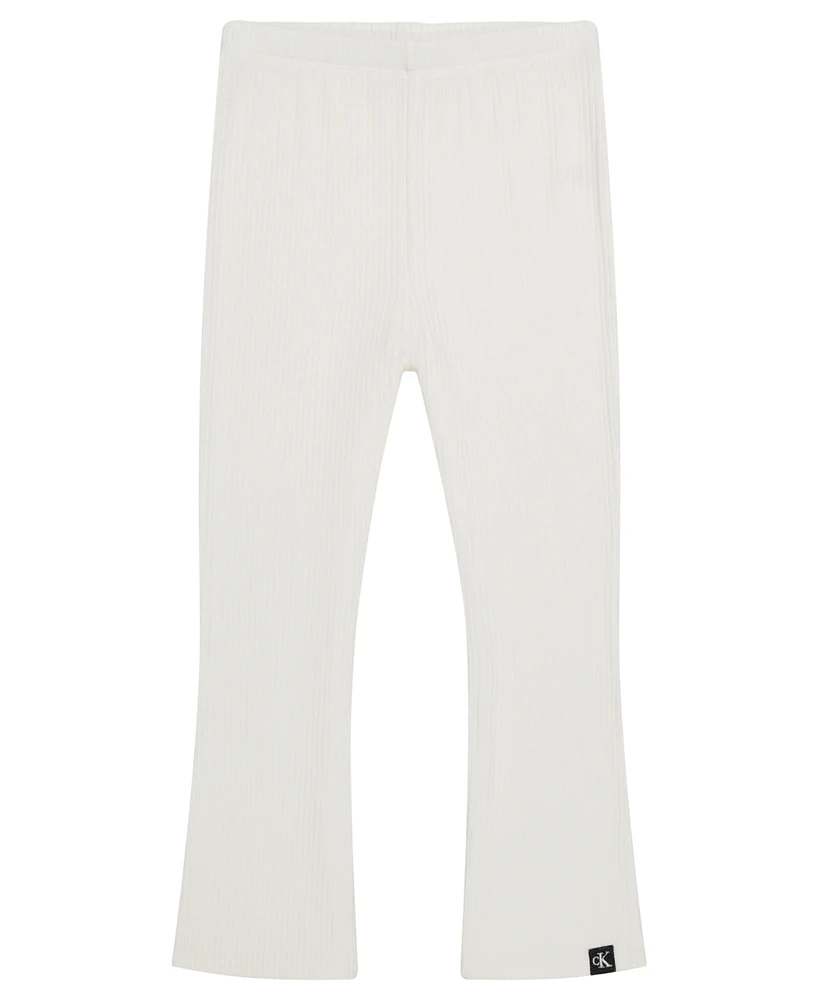 Calvin Klein Big Girls High Waist Kick Flare Cozy Pant