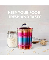 Amici Home Rainbow Metal Canister - Medium