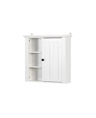 Slickblue Bathroom Wooden Wall Cabinet with a Door