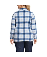 Lands' End Plus Anyweather Fleece Shirt Jacket