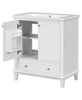 Slickblue 30" Bathroom Vanity with Sink Combo for Stylish and Space-Efficient Bathroom Storage