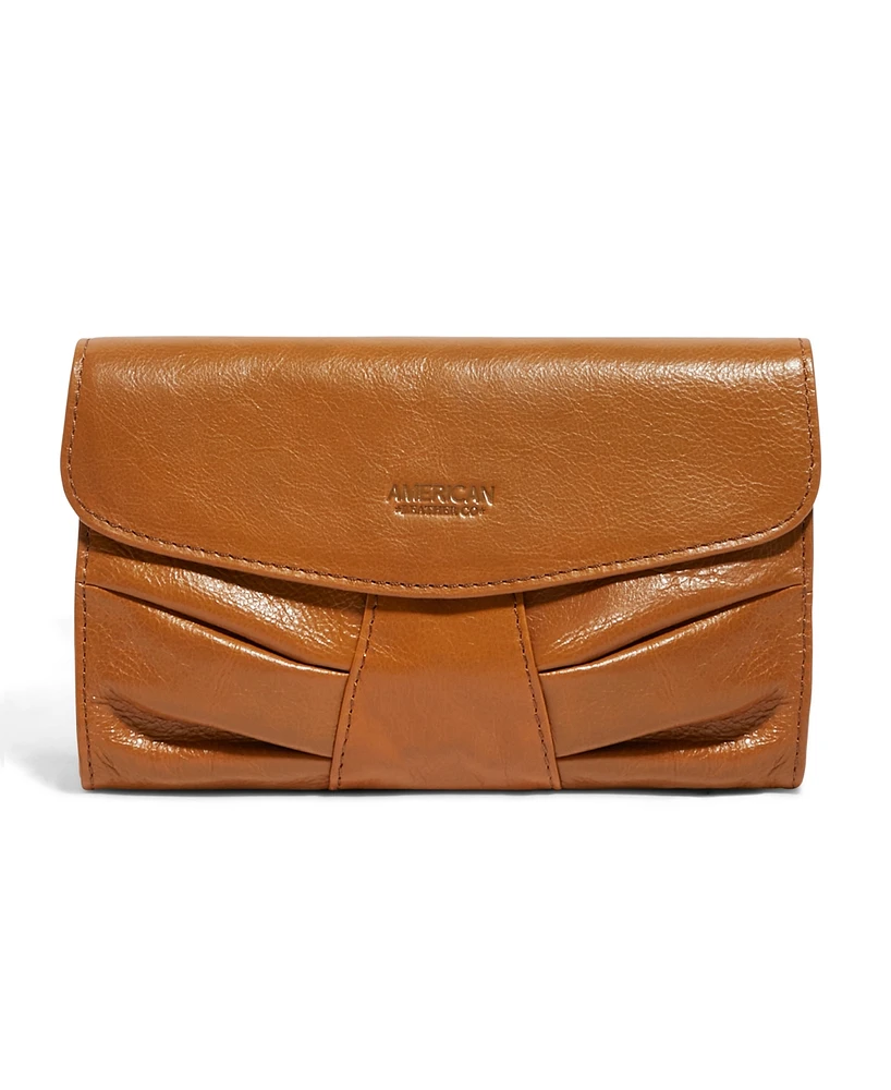 American Leather Co. Miles Wristlet Clutch