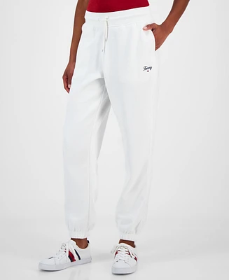 Tommy Jeans Women's Relaxed Script Logo Sweatpants