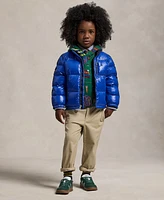 Polo Ralph Lauren Kid's Logo Down Hooded Jacket