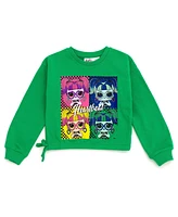L.o.l. Surprise! Girls French Terry Sweatshirt and Leggings Outfit Set