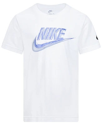 Nike Little Boys Metallic Futura Graphic T-shirt