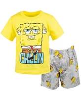 SpongeBob SquarePants Boys French Terry Shorts Set