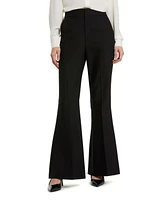 Mac Duggal Women's Classic Crepe Flared Trouser Pant