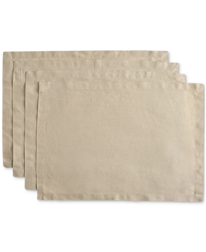 Year & Day Linen Solid-Color Placemat, Set of 4