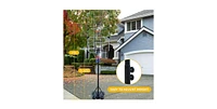 Slickblue Adjustable Portable Basketball Hoop for Home and Outdoor Use