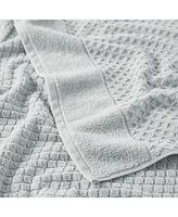 Linery & Co. Quick-Drying Cotton Diamond Waffle Textured Hand Towel, 26" x 16"