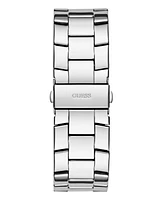 Guess Men's Multi-function Silver Tone Stainless Steel Watch 48mm