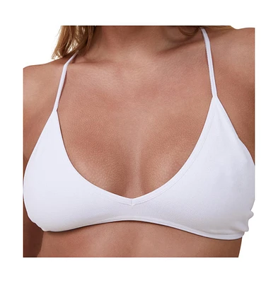 Cotton On Women's Seamless Triangle Padded Bralette