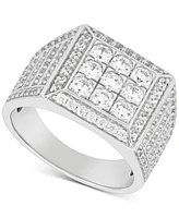 Grown With Love Men's Lab Grown Diamond Square Cluster Ring (2 ct. t.w.) in 10k Gold