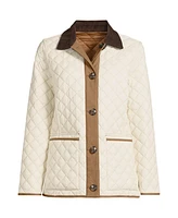 Lands' End Women's Reversible Barn Quilted Insulated Jacket
