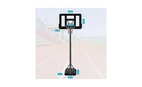 Slickblue Portable Basketball Hoop and Goal System for Indoor/Outdoor Use