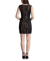 Tadashi Shoji Women's Mel Sequin Panel Mini Dress