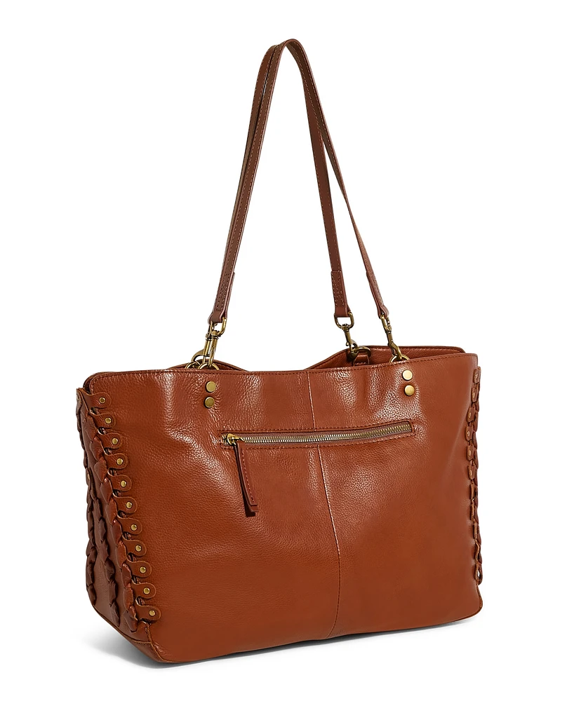 American Leather Co. Lenox Triple Compartment Tote
