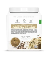 Sunwarrior Harvest Hemp Protein Powder, Balanced Nutrition, All-Natural, Unflavored, Sunwarrior, 750gm