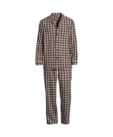 Lands' End Men's Flannel Pajama Set