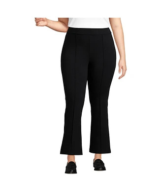 Lands' End Plus Starfish High Rise Kick Flare Crop Pants