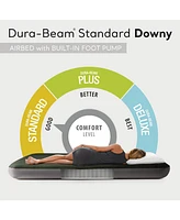 Intex 64763E Standard Dura Beam Downy Air Mattress Bed w/ Built In Pump, Queen