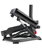 Sunny Health & Fitness Smart Stepper Stair Climber Exercise Machine for Home with Handlebar and Resistance Bands, Compact Space Saving Connected Fitne