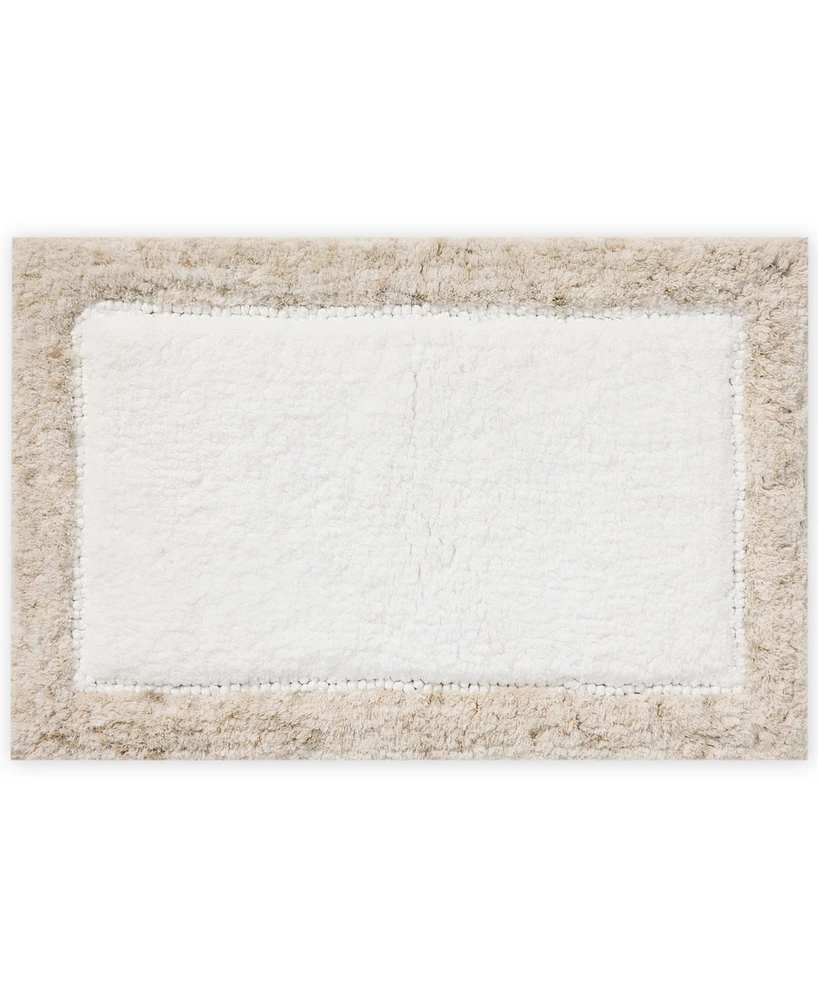 Loloi Park Blue Scallop Skid-Resistant Bath Rug, 20" x 32"