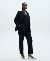 Mango Women's Straight Suit Pants
