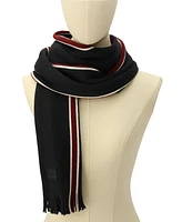 Tommy Hilfiger Men's Mixed Stripe Raschel Scarf