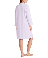 Miss Elaine Plus Embroidered Fleece Short Robe