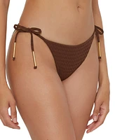 Trina Turk Women's Glimmer Tie Side Bikini Bottoms, Created for Macy's