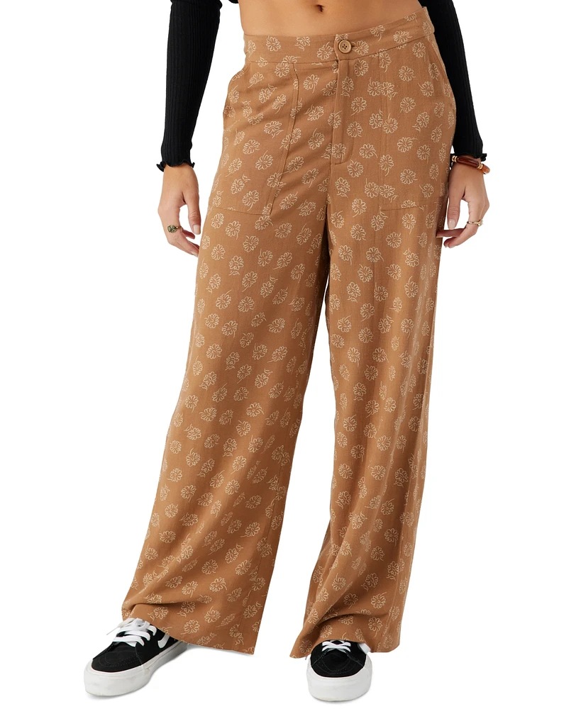 O'Neill Juniors' Pull-On Rylan Velley Floral Pants