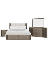 Frandlyn 3pc Bedroom Set (King Storage Bed + Dresser + Nightstand)