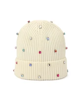 Kate Spade New York Women's Embellished Beanie Hat