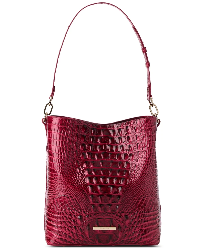 Brahmin Celina Leather Bucket Bag