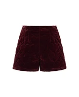 Nocturne Women's Quilted Mini Shorts