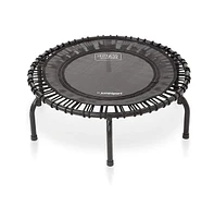 JumpSport 220 Fitness Rebounder Mini Trampoline & Handle Bar Accessory, Black