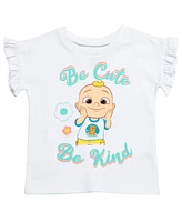 CoComelon Baby Girls Jj T-Shirt and Shorts Outfit Set to