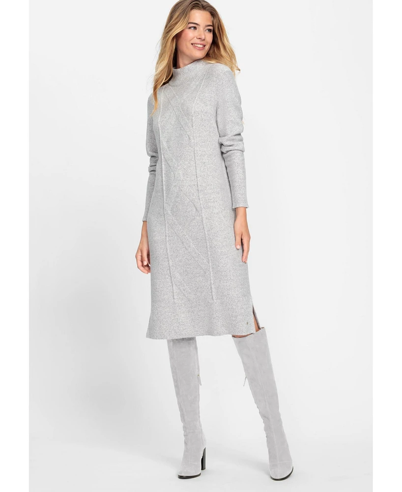 Olsen Women's Funnel Neck Sweater Dress