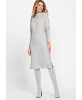 Olsen Women's Funnel Neck Sweater Dress