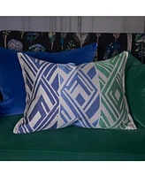 Designers Guild Valbonella Cobalt Silk Decorative Pillow