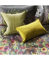 Designers Guild Rivoli Lime Velvet Decorative Pillow