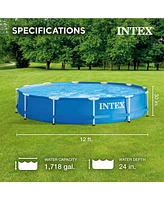 Intex 28210EH 12 Foot x 30 Inch Above Ground Swimming Pool (Pump Not Included)