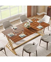 Tribesigns 63-Inch Dining Table for 4