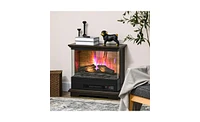 Slickblue 1400W 26-Inch Electric Fireplace: Powerful Heating with Realistic Flame Effect